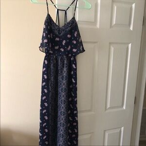 Vera Wang Paisley Maxi Dress